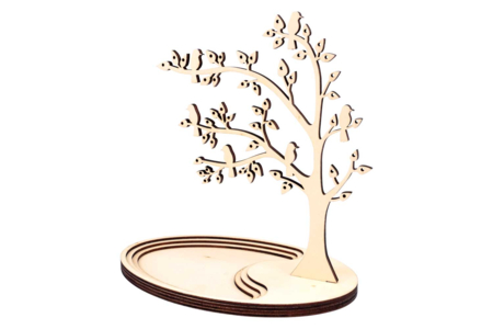Porte-bijoux arbre en bois "Lyrique" - Les nouveautés 2023 – 10doigts.fr