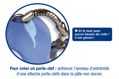 Porte-clefs en pâte à modeler SOFT CLAY - Tutos Porte-clés – 10doigts.fr