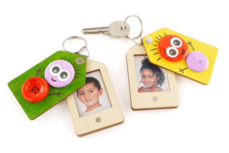 porte clés cadeau fête des pères - Activités manuelles fête des pères – 10doigts.fr