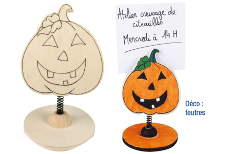 Marque-places Halloween - Formes au choix - Décorations d'Halloween – 10doigts.fr