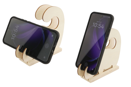 porte téléphone fete des père dino - Objets bois pour le bureau – 10doigts.fr