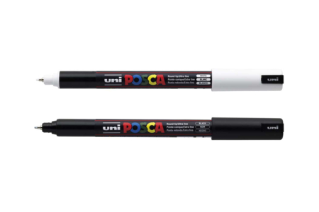 Posca PC1MR  pointe calibrée - Marqueurs POSCA : la référence mondiale de la peinture nomade – 10doigts.fr