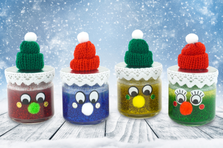 Mini bonnets tricotés - 6 pièces - Nouveautés de Noël 2023 – 10doigts.fr
