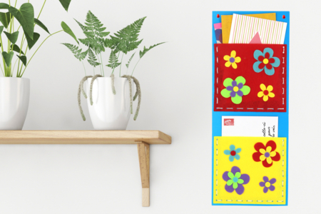 Porte-courriers fleuris - Set de 6 - Kits créatifs tout inclus – 10doigts.fr