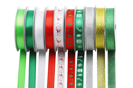 Rubans de noël colorés - Rubans cadeaux – 10doigts.fr