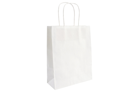 Sacs en papier kraft blanc - 6 pcs - Papiers cadeaux et sacs – 10doigts.fr