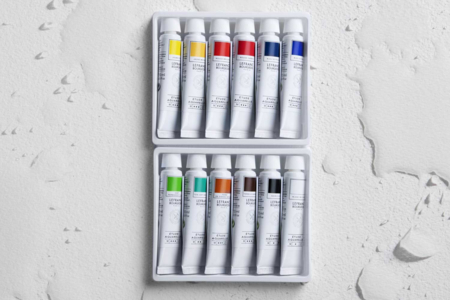 Set de 12 tubes aquarelle étude Lefranc Bourgeois, 10 ml - Couleurs aquarelle – 10doigts.fr