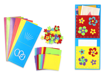 Porte-courriers fleuris - Set de 6 - Kits créatifs tout inclus – 10doigts.fr