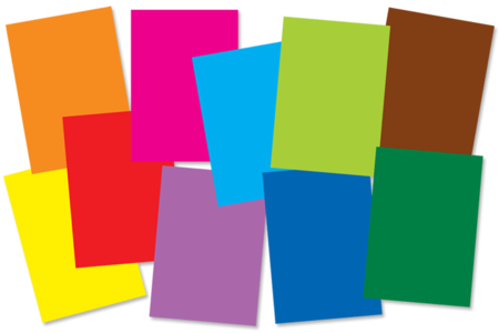Papiers colorés 32.5 x 50 cm - 60 feuilles - Papiers couleurs – 10doigts.fr