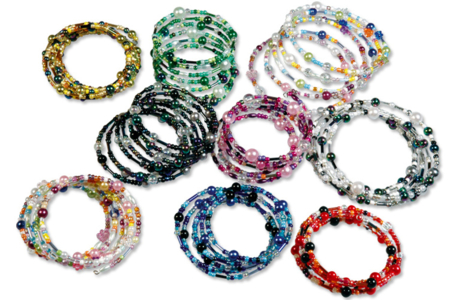 Rocailles en camaïeu de rose - 7000 perles - Perles de rocaille – 10doigts.fr