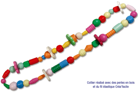 Perles en bois en camaïeu de rouge - 70 perles - Perles en bois – 10doigts.fr