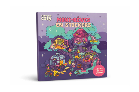 Simple et cosy - Mini rêves en stickers - Livres activités créatives – 10doigts.fr