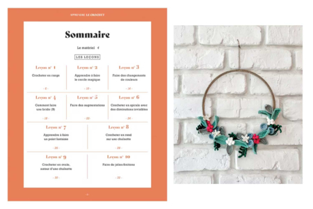 sommaire livre crochet - Crochet – 10doigts.fr