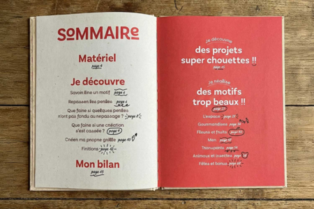 sommaire Livre : Je decouvre les perles a repasser  - Accessoires pour perles à repasser : l'équipement complet – 10doigts.fr