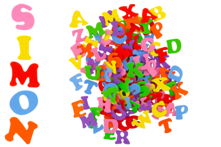 Stickers lettres majuscules en caoutchouc - 182 pièces - Gommettes Alphabet, messages – 10doigts.fr