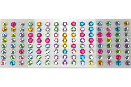 Strass adhésifs ronds - 6 mm ou 1 cm - Stickers strass, cabochons – 10doigts.fr