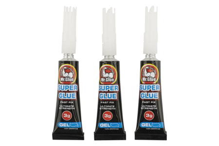 Tubes de colle super glue - 3 pièces - Colles fortes – 10doigts.fr