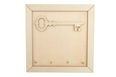 Support mural à clés en bois à décorer - Porte-clés et range-clés pour Papa – 10doigts.fr