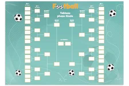 Tableau Coupe du monde - Gommettes Histoires et décors – 10doigts.fr