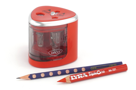 Taille-crayons électrique - 2 trous - Accessoires de dessin – 10doigts.fr