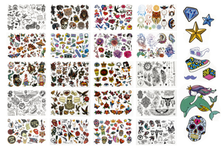 tatouages temporaires - Maquillage créatif pour enfants – 10doigts.fr