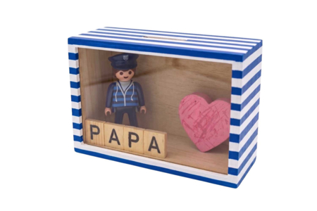 tirelire papa - Objets bois pour le bureau – 10doigts.fr