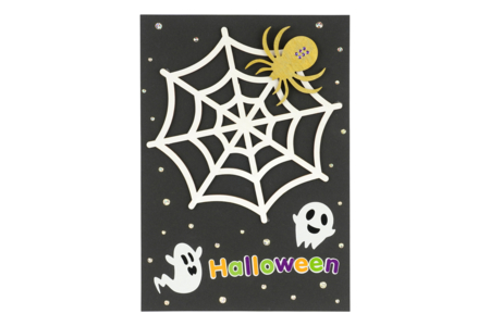 Toile araignée Halloween Decorer - Supports d'Halloween à décorer – 10doigts.fr