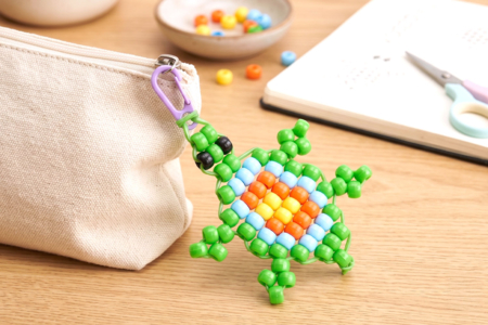 tortue en perle pony bead - Activités manuelles Été – 10doigts.fr
