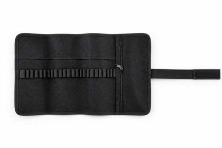 Trousse de dessin roll&go, 24 emplacements noire - Accessoires de dessin Beaux-Arts – 10doigts.fr