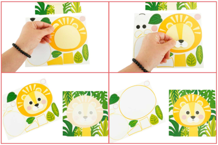 tuto Tableaux animaux de la jungle - Kits éducatifs : le plaisir d'apprendre par la manipulation – 10doigts.fr
