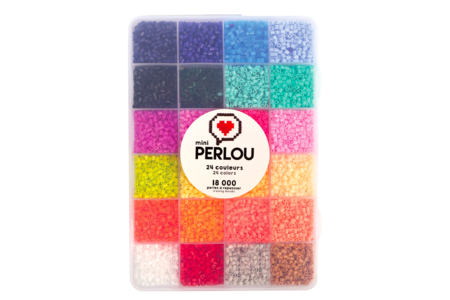 Perles fusibles Mini- Valisette 18000 perles - Perles Plastique – 10doigts.fr