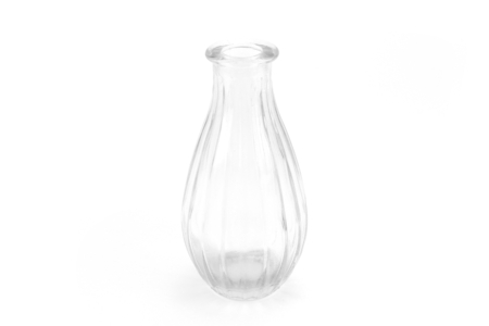 Vases en verre avec rainures - 6 pièces - Supports en Verre – 10doigts.fr