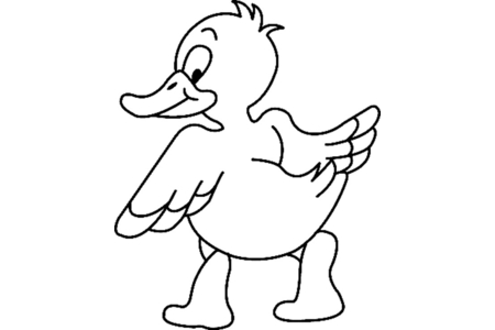 Coloriage Canard12 – 10doigts.fr