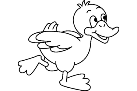 Coloriage Canard13 – 10doigts.fr