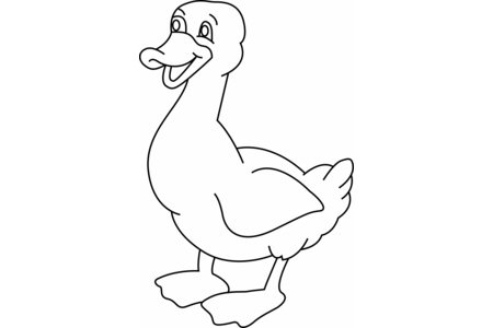 Coloriage Canard17 – 10doigts.fr
