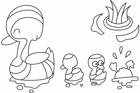 Coloriage Canard18 – 10doigts.fr