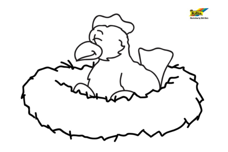 Coloriage Canard25 – 10doigts.fr