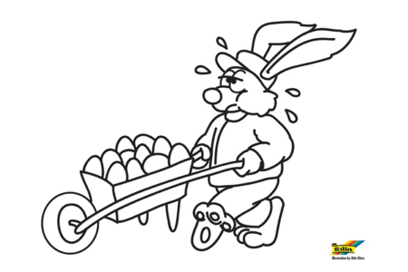 Coloriage Lapin 50 – 10doigts.fr