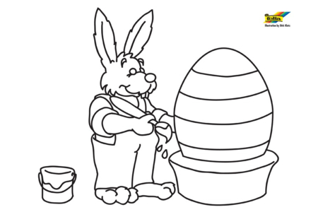 Coloriage Lapin 78 – 10doigts.fr