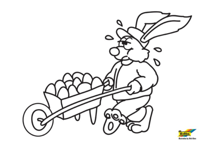 Coloriage Lapin50 – 10doigts.fr
