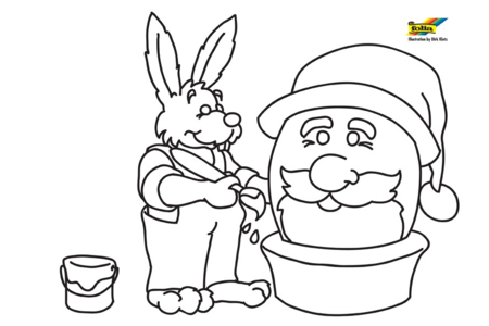 Coloriage Lapin51 – 10doigts.fr