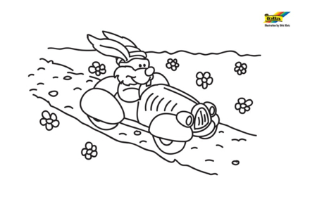 Coloriage Lapin52 – 10doigts.fr