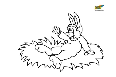 Coloriage Lapin74 – 10doigts.fr