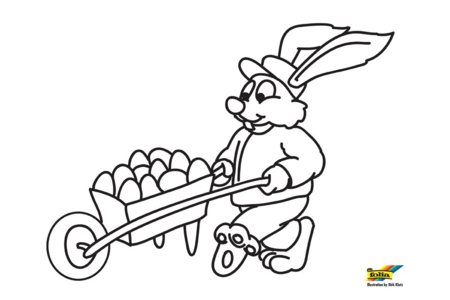 Coloriage Lapin77 – 10doigts.fr