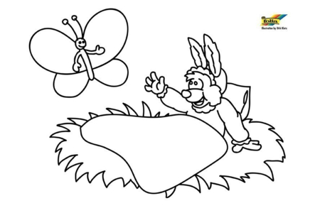 Coloriage Lapin81 – 10doigts.fr