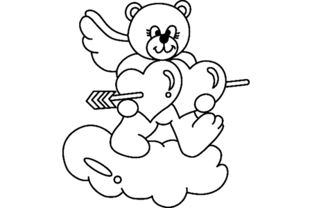 Coloriage Ourson 051 – 10doigts.fr
