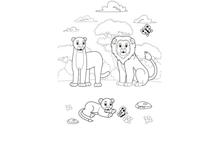 Coloriage Animaux-jungle15 – 10doigts.fr