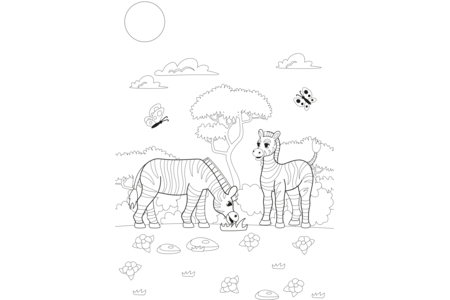 Coloriage Animaux-jungle16 – 10doigts.fr