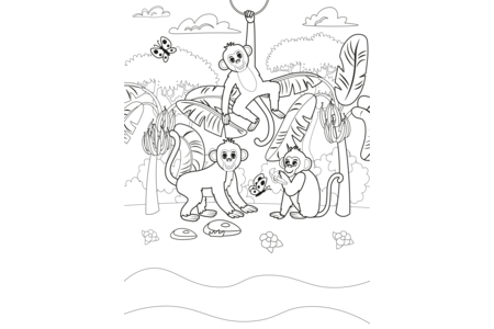 Coloriage Animaux-jungle17 – 10doigts.fr