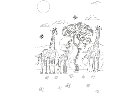 Coloriage Animaux-jungle18 – 10doigts.fr
